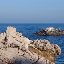 石灰岩と海